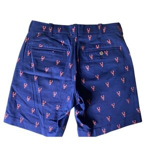 J. Crew Lobster Print Shorts Womens 28W 7" Preppy Casual Everyday Summer